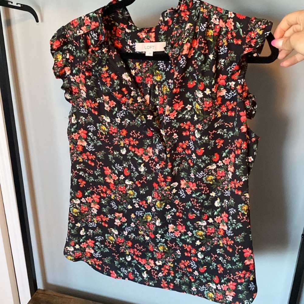 Loft Floral Blouse